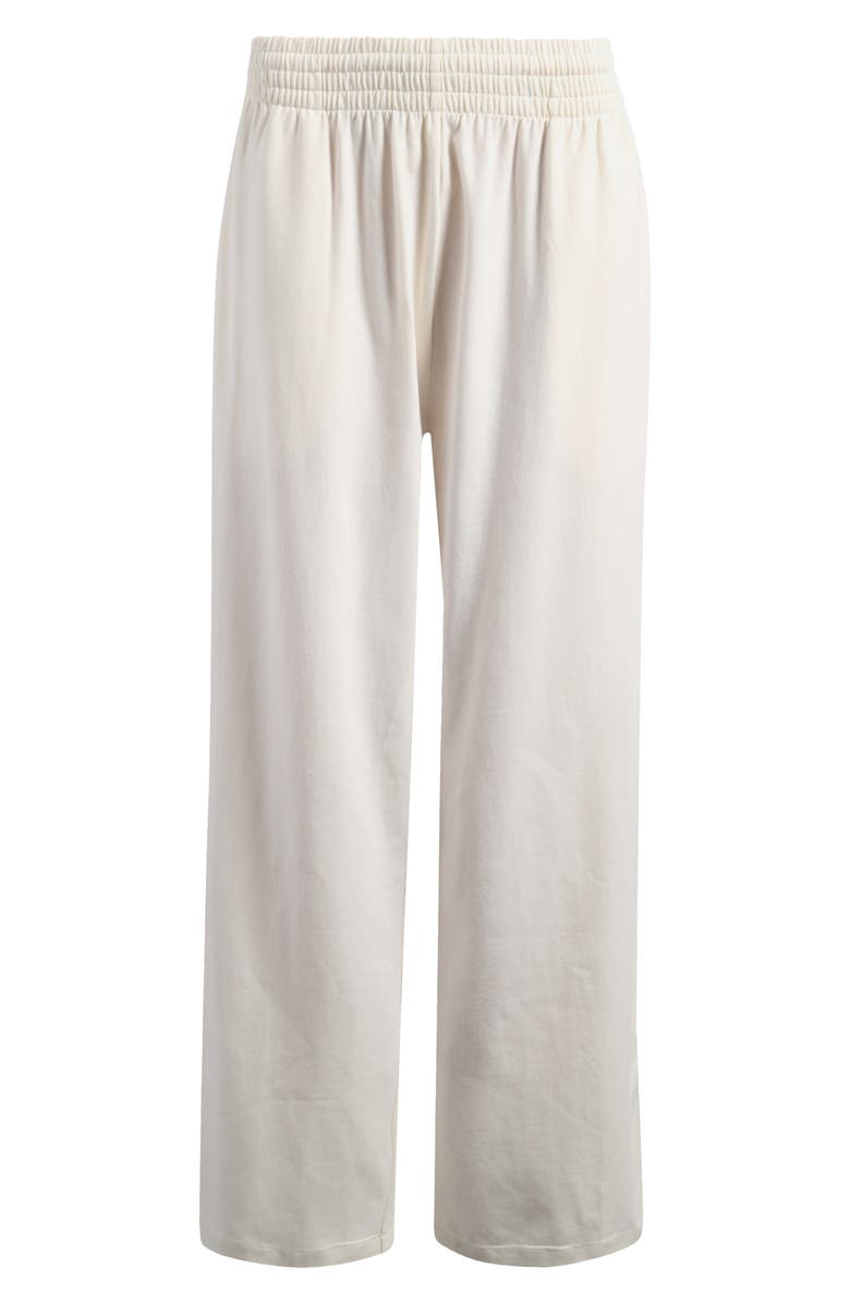 SKIMS Cotton Blend Jersey Wide Leg Pants, Alternate, color,