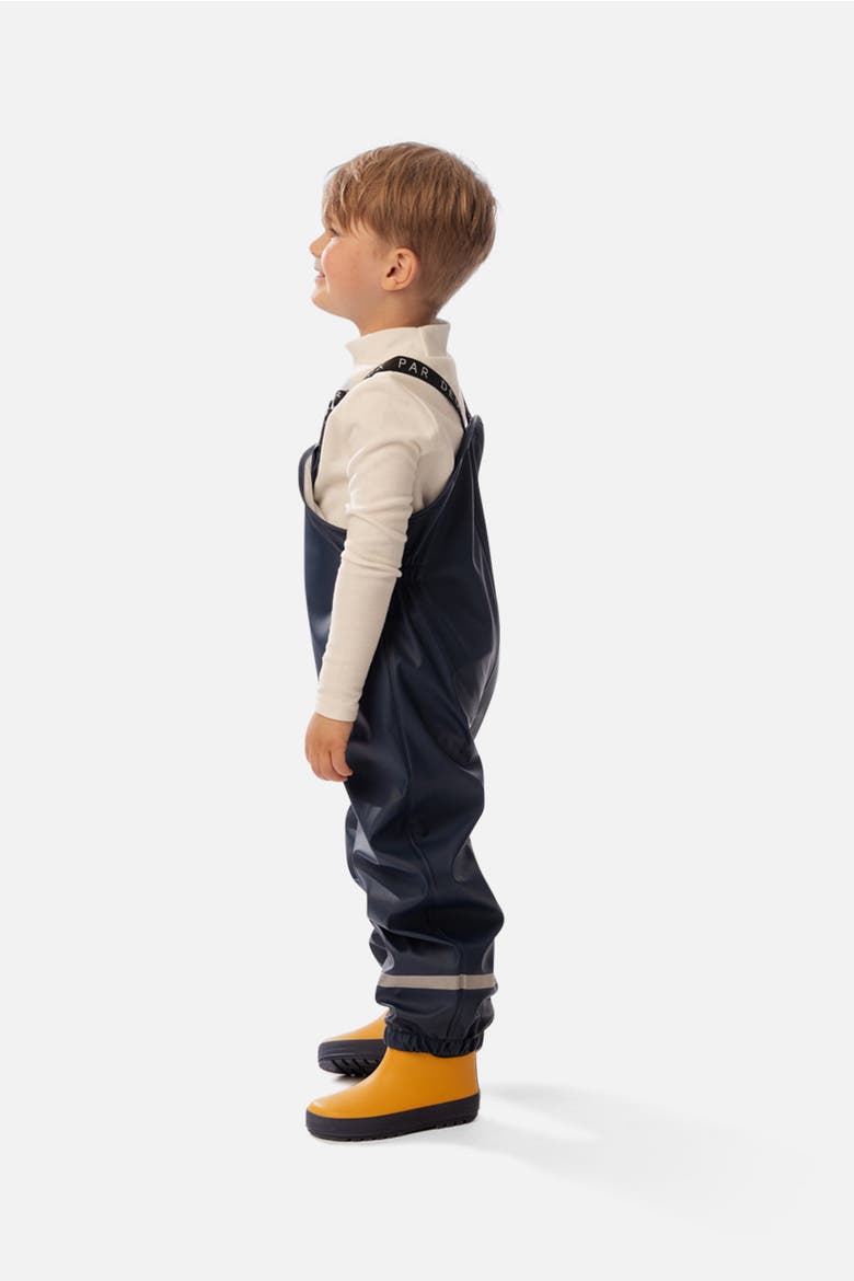 Waterproof Adjustable Suspender Rain Overalls, Alternate, color, Dark Blue