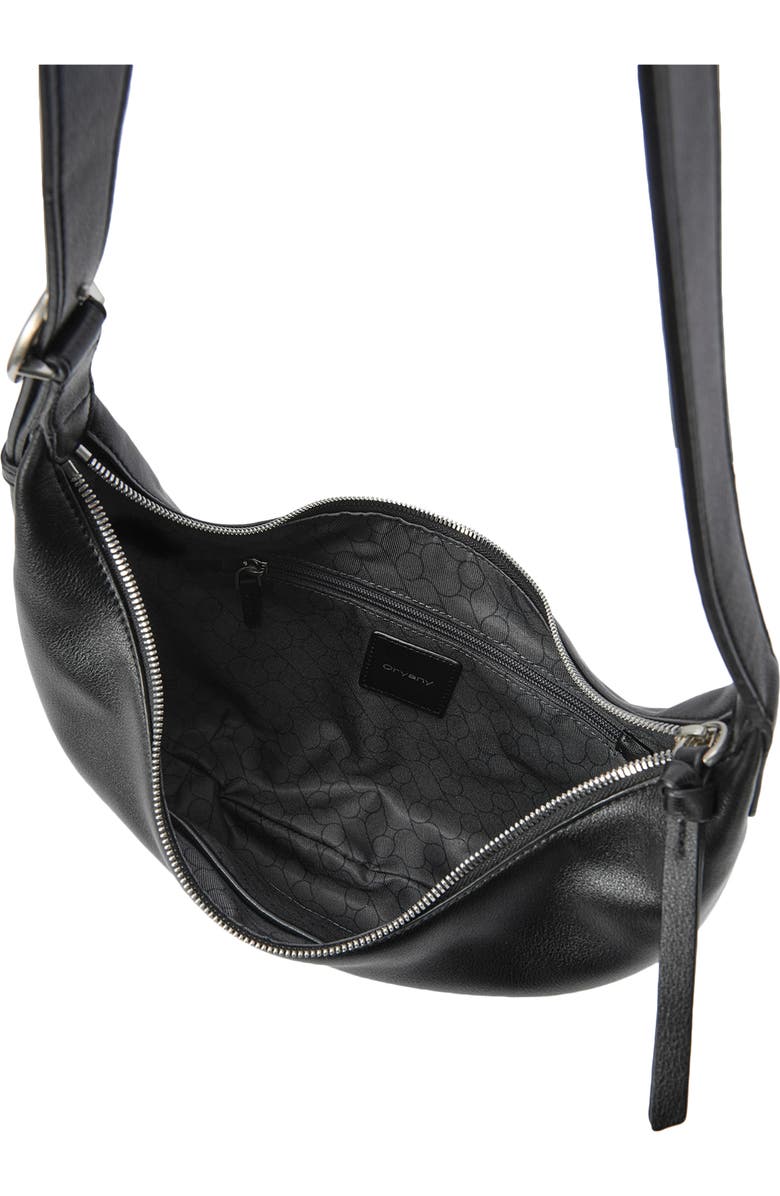 Oryany Crescent Leather Shoulder Bag, Alternate, color,