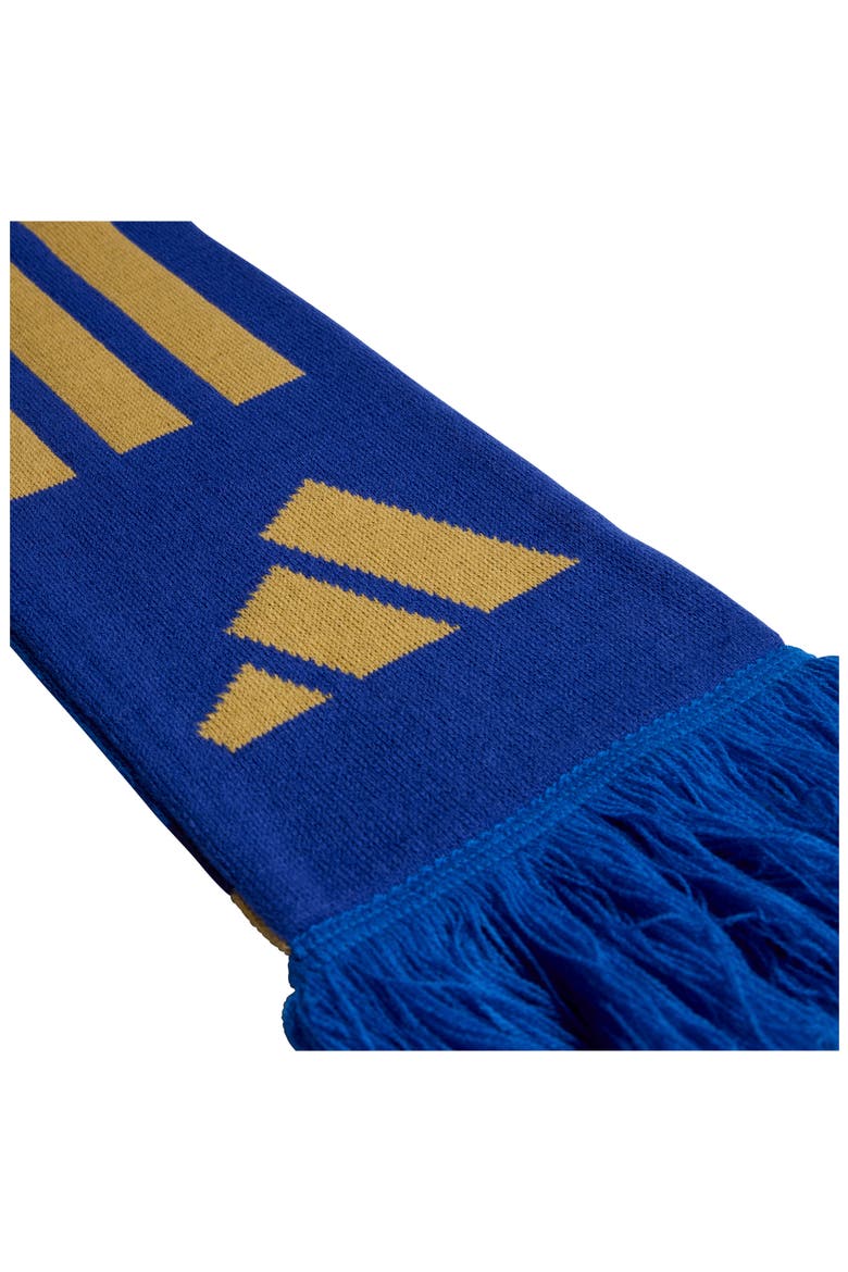 FIGC Italy Scarf, Alternate, color, BOLD BLUE/ HAZY BEIGE