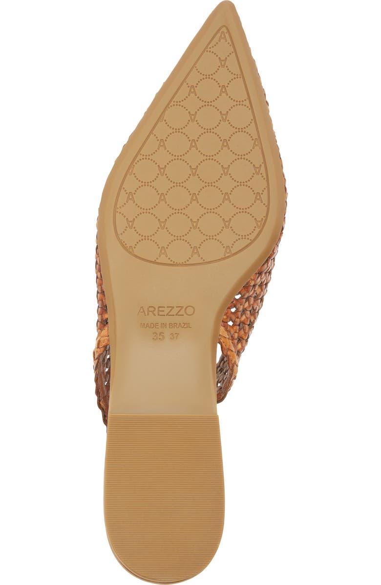 Arezzo Eva Slingback Pointed Toe Flat, Alternate, color, Soul Natural