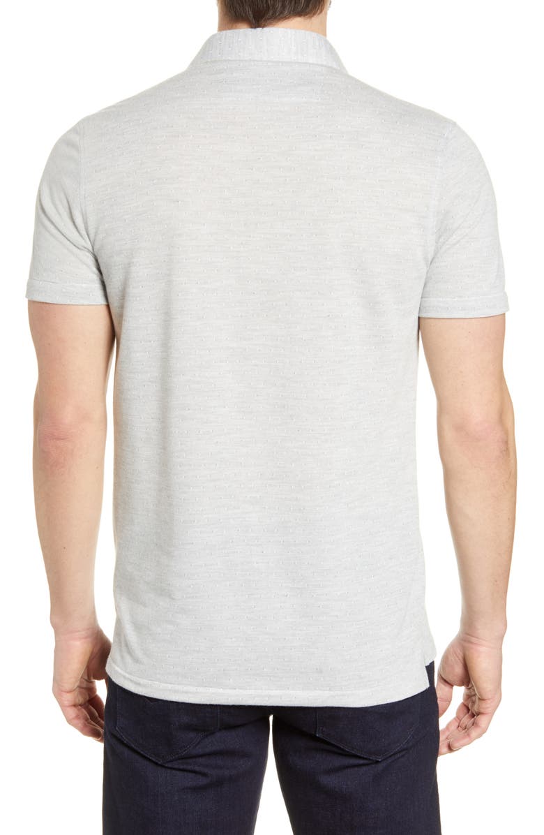 Stone Rose Jacquard Performance Polo, Alternate, color, 