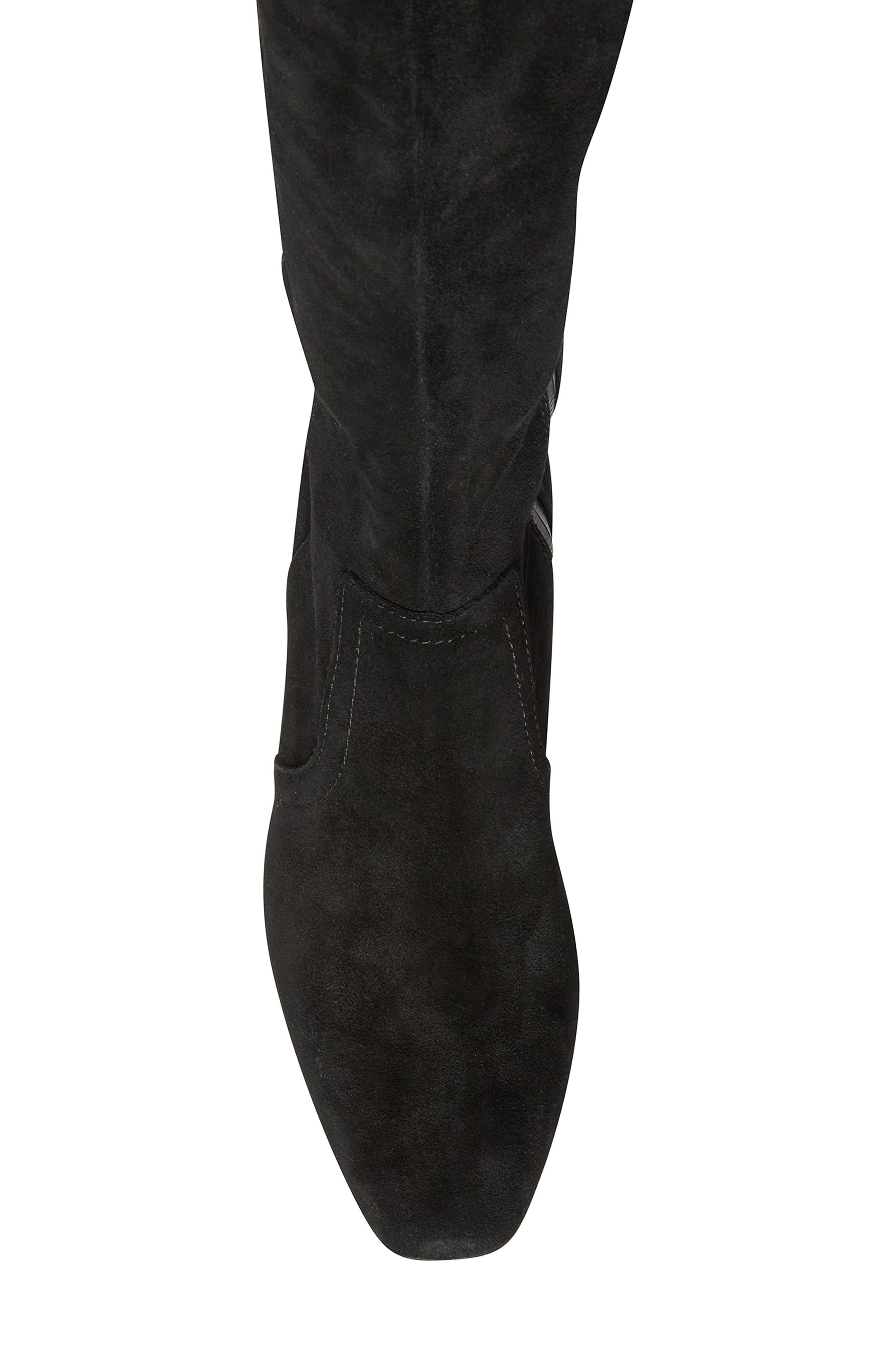 Trespass Waterproof Knee High Boot, Alternate, color, BLACK SUEDE