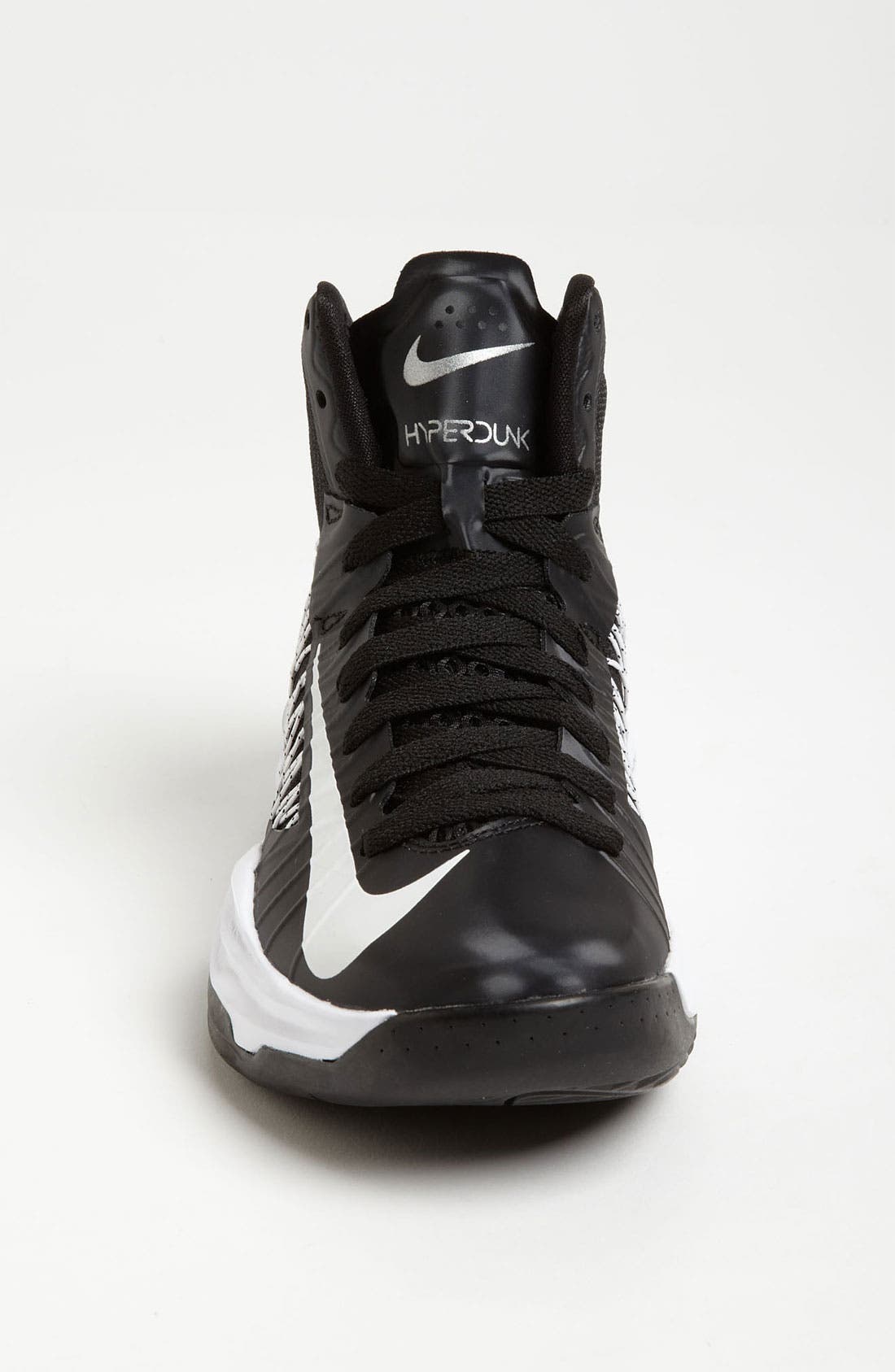 'Lunar Hyperdunk' Basketball Shoe, Alternate, color, BLACK/ WHITE