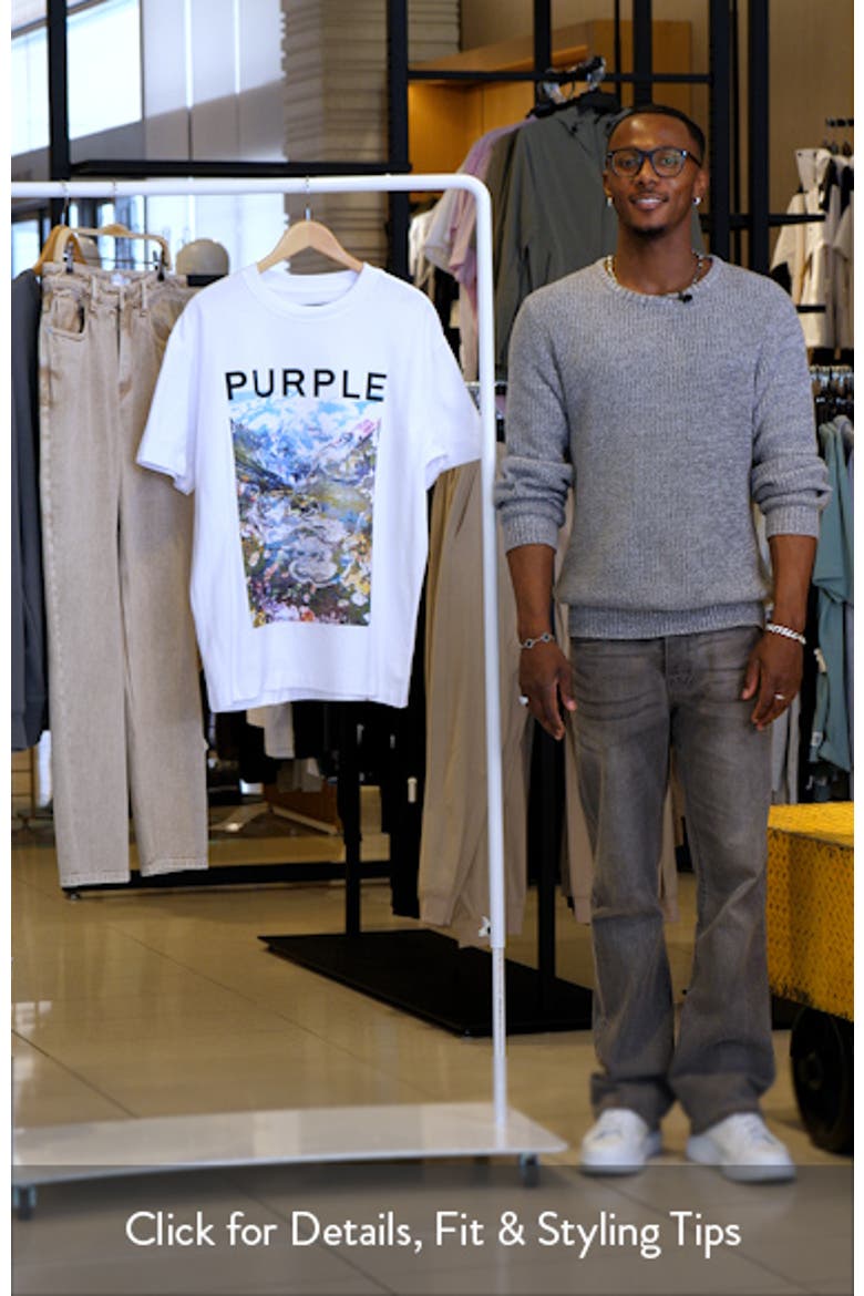 PURPLE BRAND Textured Graphic T-Shirt (Men) | Nordstromrack