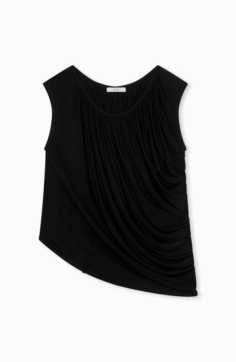 CO Draped Top in Crepe Jersey, Alternate, color, 