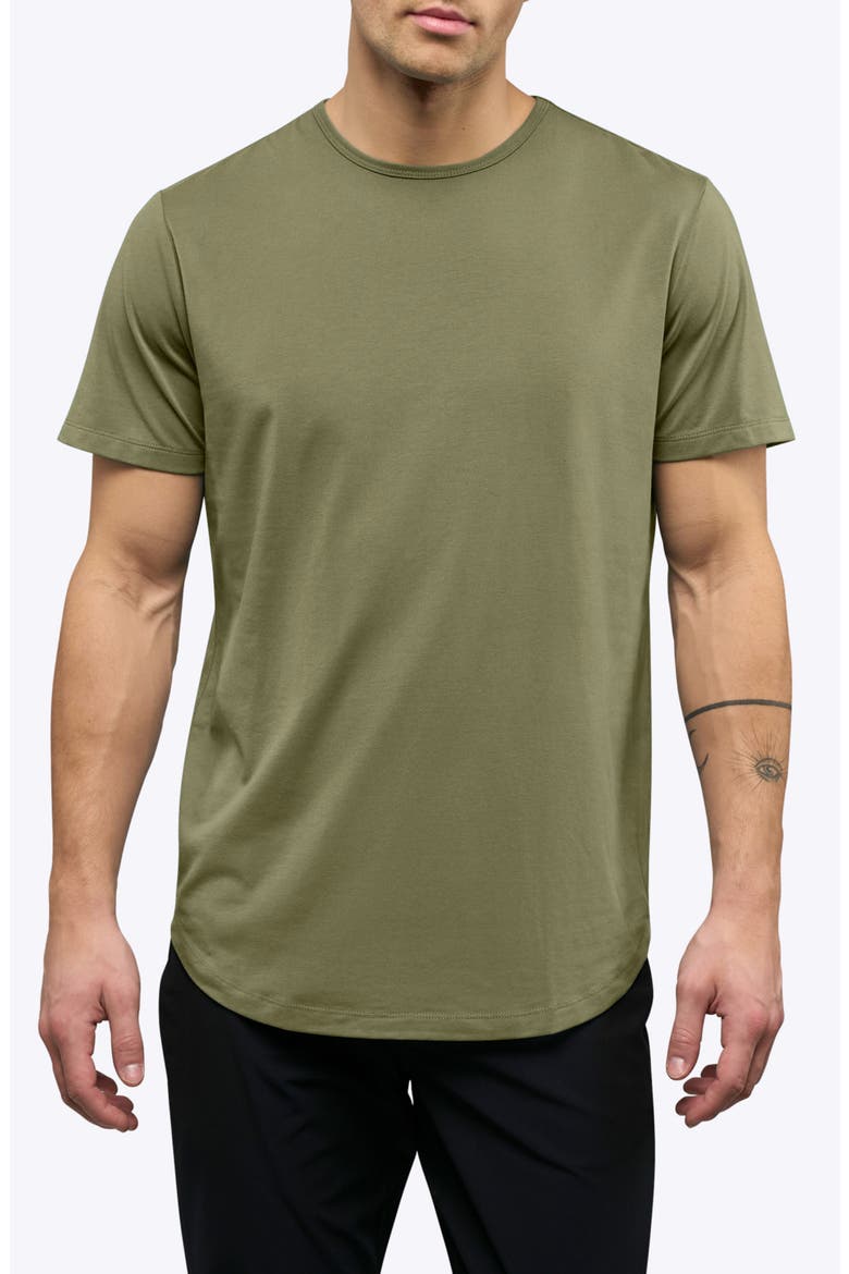 AO Elongated Tee, Main, color, CAPERS