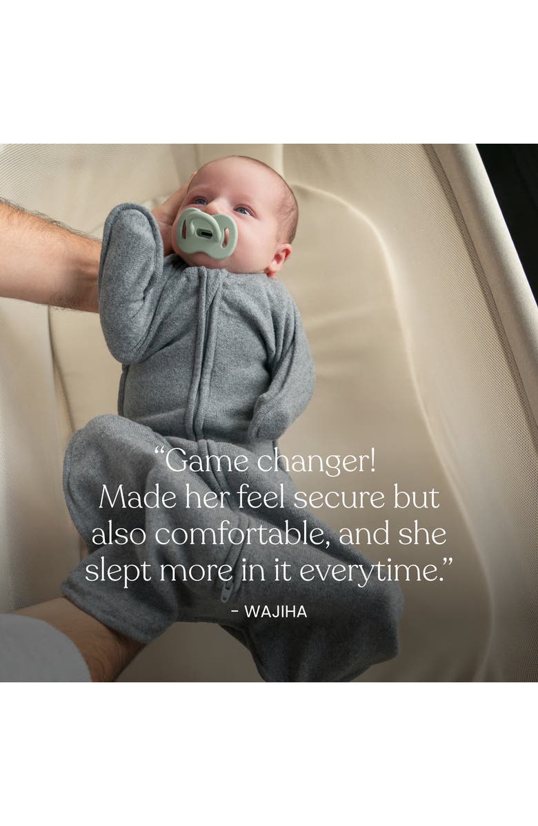 HALO SleepSack SwaddleStretch, Arms Up or Extended Arms, Newborn Baby Swaddle, Alternate, color, Grey