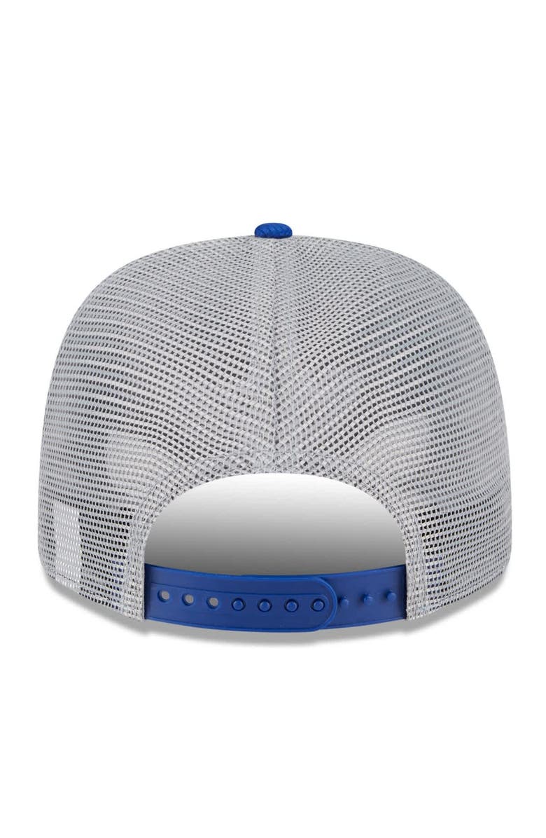 New Era Men's New Era  Gray/Royal New York Mets 2025 Batting Practice 9SEVENTY Stretch-Snap Trucker Hat, Alternate, color, 