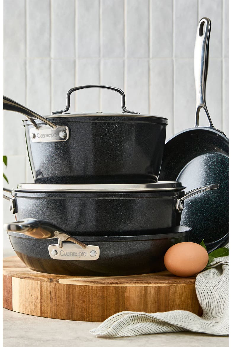 GREEN STONE™ 6-Piece Cookset, Alternate, color, Black