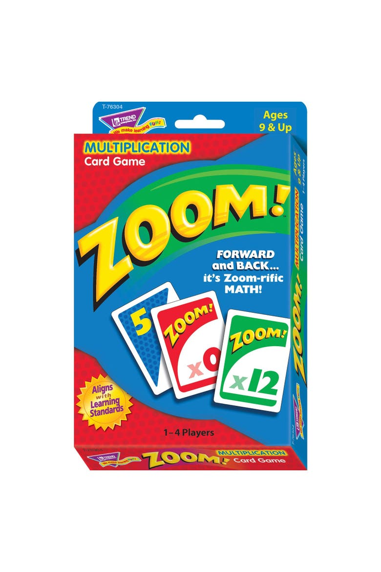 Zoom! Learning Flash Card Game, Main, color, Multicolored