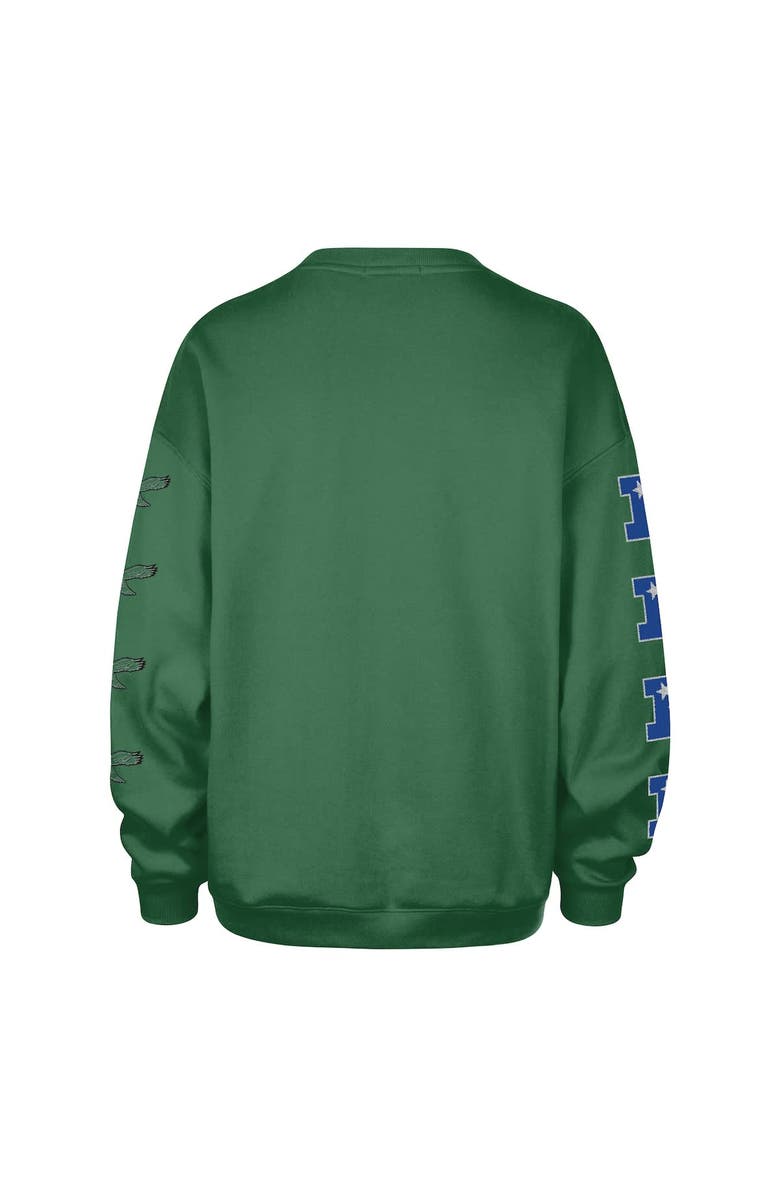 '47 Women's '47  Kelly Green Philadelphia Eagles Go Big Oversized Pullover Sweatshirt, Alternate, color, Kelly Green