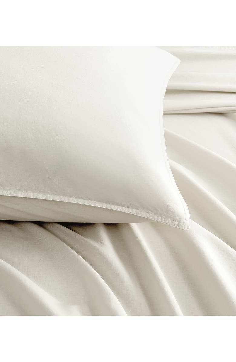 DKNY Vintage Washed Cotton Sheet Set, Alternate, color, Khaki