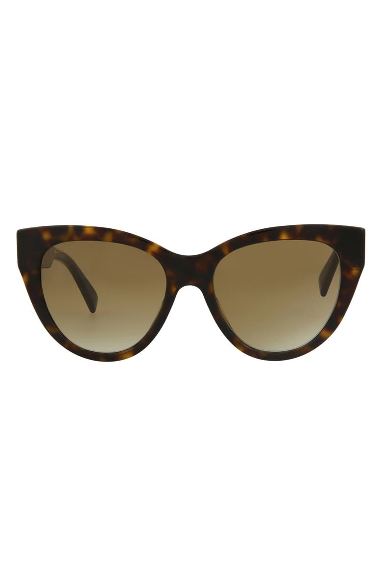 Gucci 53mm Cat Eye Sunglasses, Main, color,