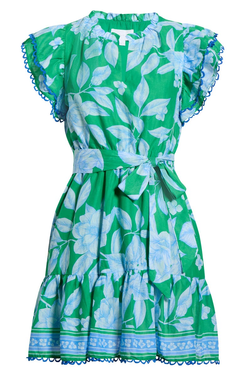 SUGARLIPS Eriny Verbena Floral Cotton Dress, Alternate, color, 