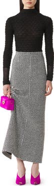Lanvin High-Neck Top In Wool And Mohair