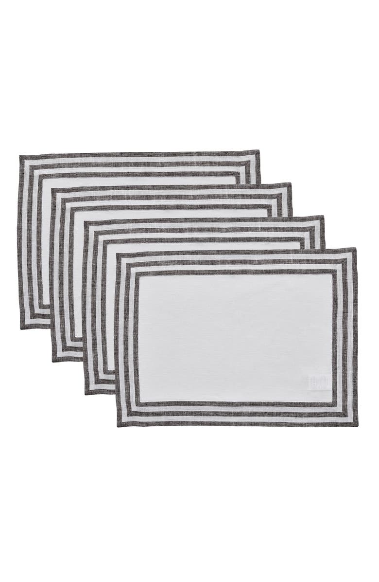 Solino Home Linen Placemats - Mila, 14" x 19", Main, color, 