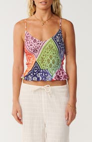 Rip Curl Bossa Nova Smocked Crop Camisole