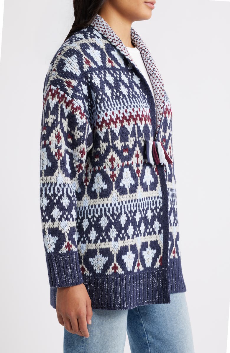 MARGARET O'LEARY Fair Isle Coat, Alternate, color, Fair Isle