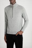 TOM FORD Lambswool & Cashmere Half Zip Sweater