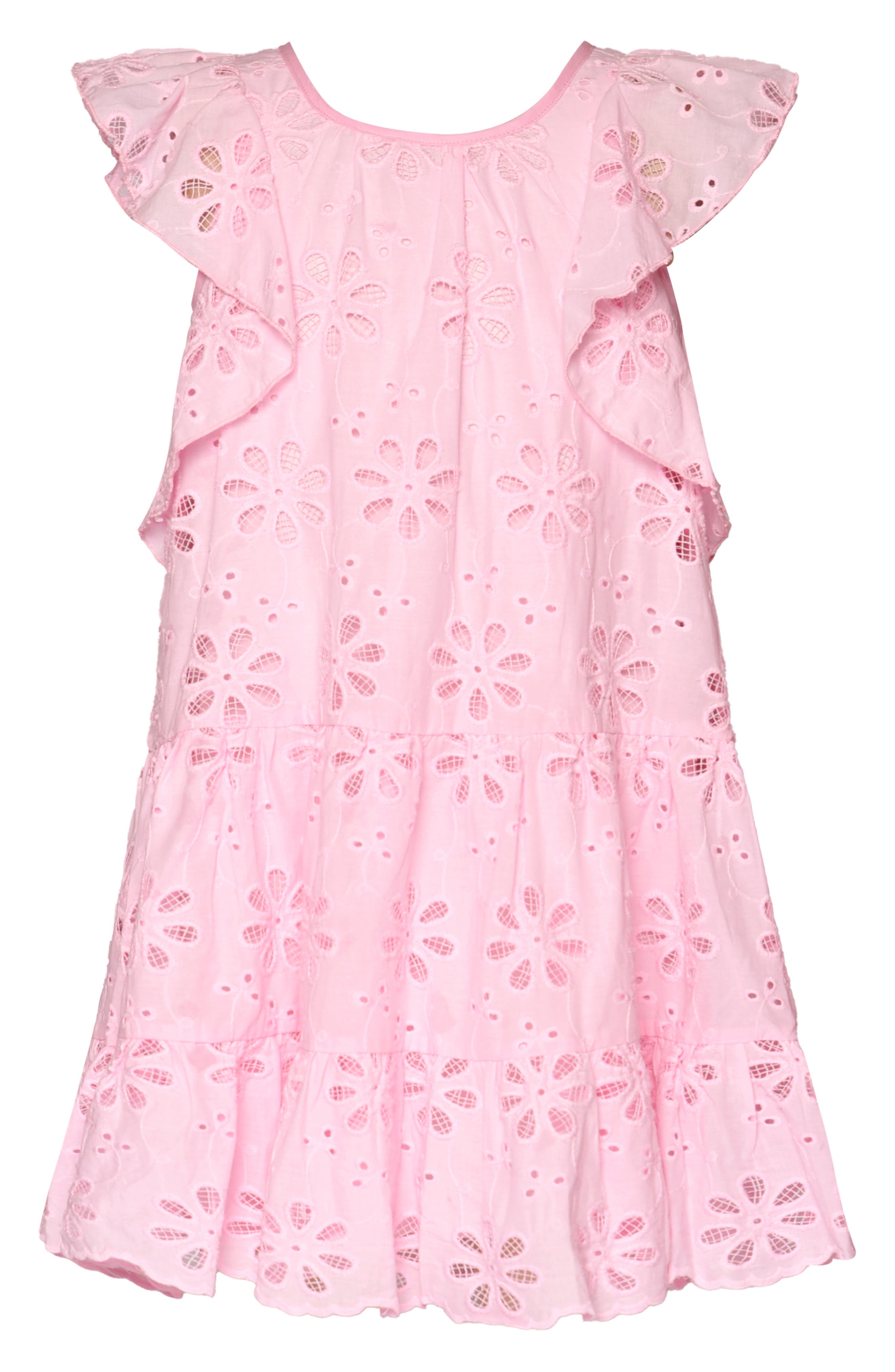 Hannah Banana Kids' Eyelet Tiered Cotton Sundress