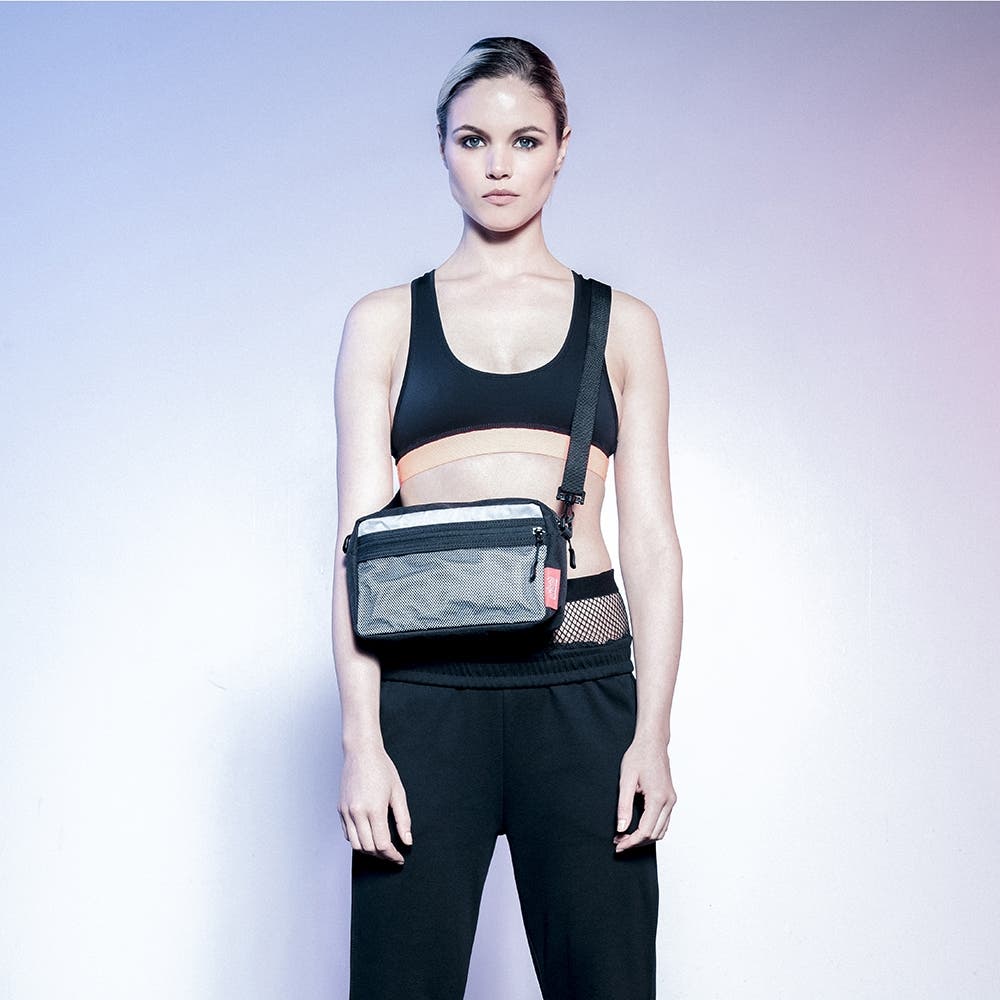 Manhattan Portage Luminosity Jogger Crossbody Bag, Alternate, color, Luminosity Black