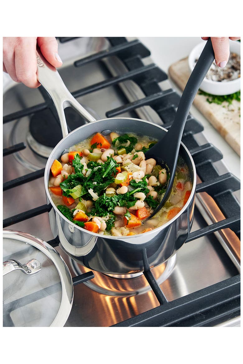 Valencia Pro 1.5-Quart Stainless Steel Saucepan with Lid, Alternate, color, STAINLESS STEEL