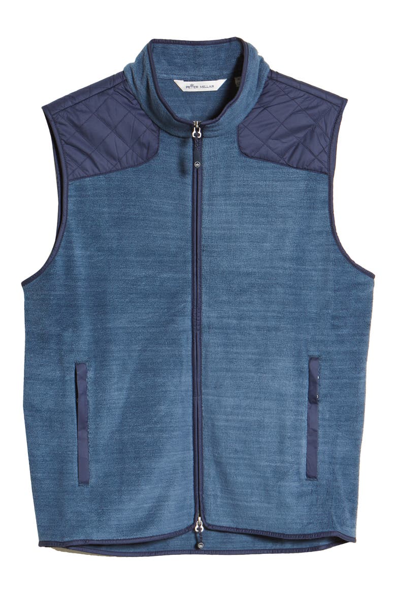 Fleece Vest, Alternate, color, DEEP SEA