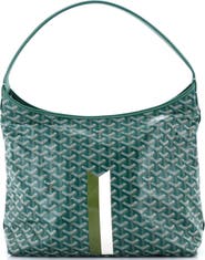 Pre-Owned Goyard Boheme Hobo Printed Coated Canvas