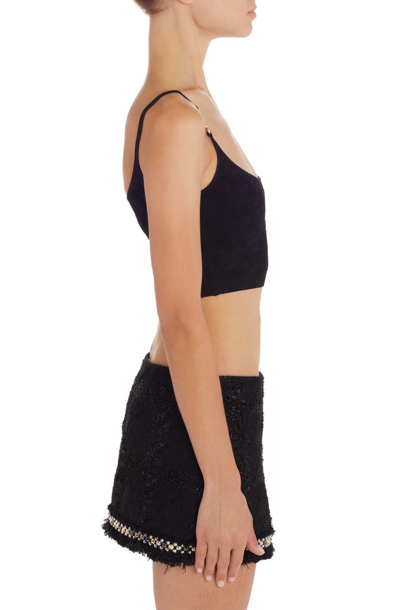 Versace Medusa Strap Bra Top, Alternate, color,