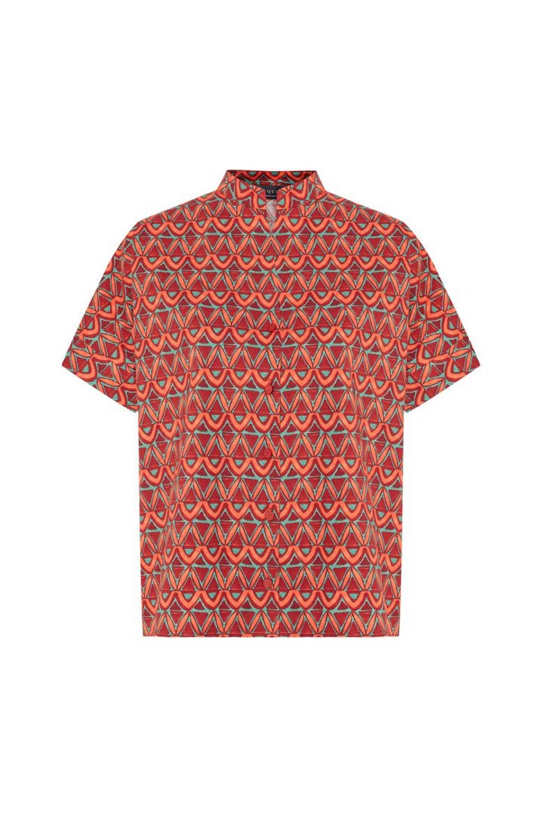 Belt Sleeve Multicolor Shirt, Alternate, color, MULTICOLOR