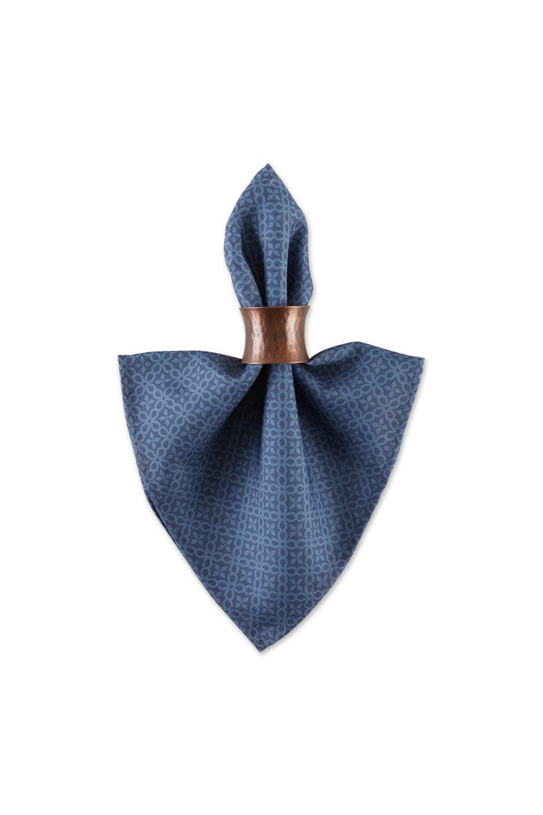 Outdoor Printed Napkin Set/6, Alternate, color, French Blue Lattice