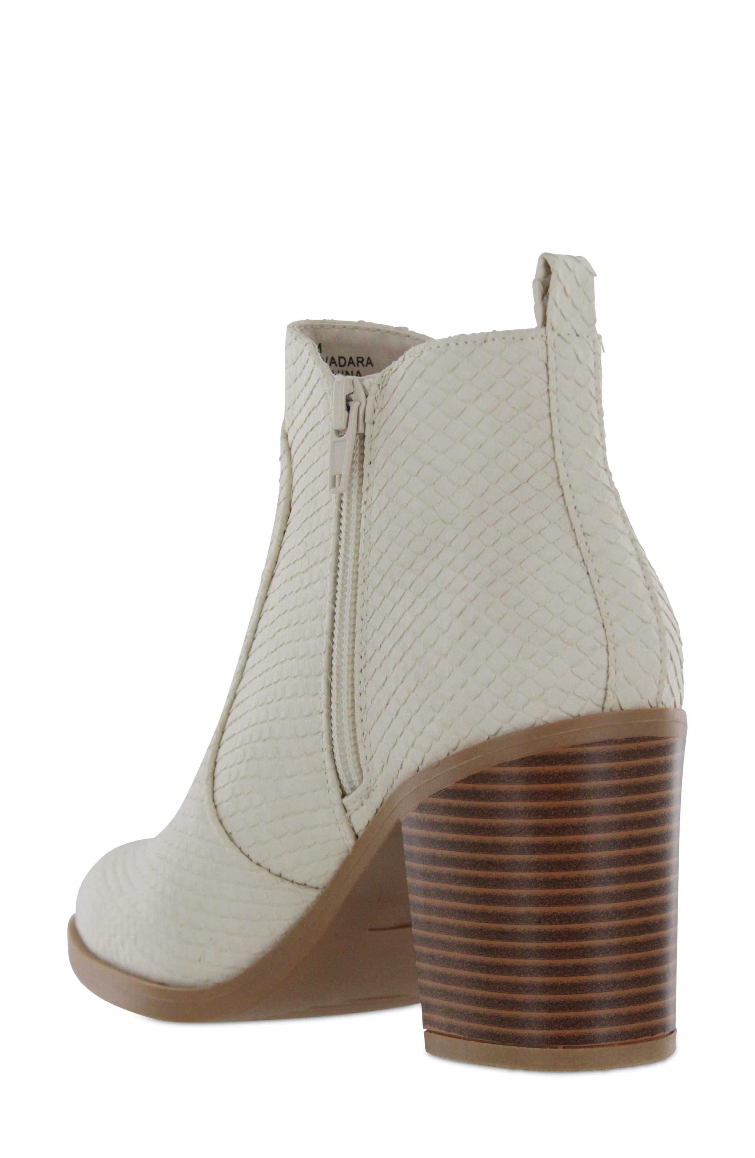 MIA Adara Snake Embossed Bootie, Alternate, color, 