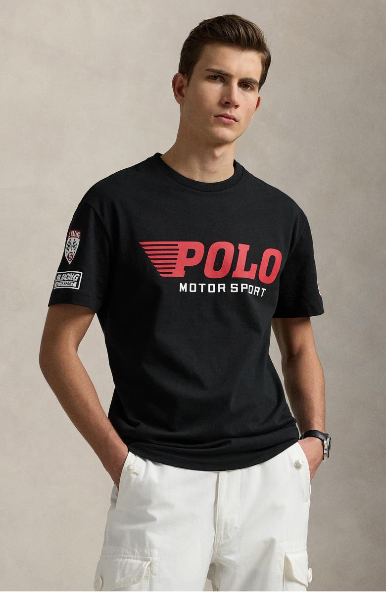 Polo Ralph Lauren Classic Fit Motorsport Graphic T-Shirt, Alternate, color,