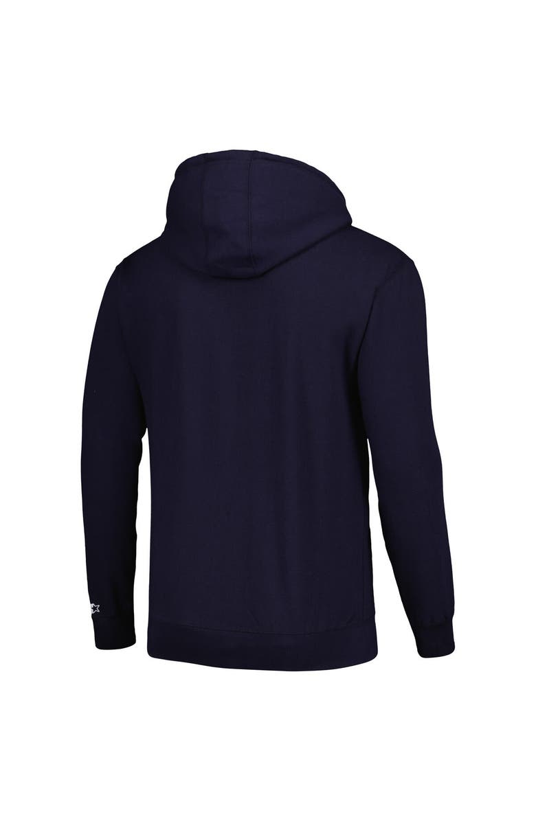 STARTER Men's Starter Navy Tennessee Titans Domestic Post Season Full-Zip Hoodie, Alternate, color, Navy