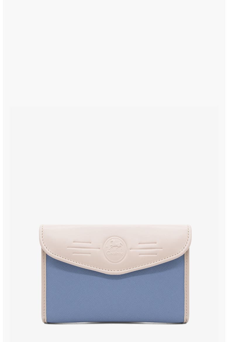 Radiance Wallet 205, Alternate, color, Light Blue / Beige