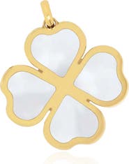 The Lovery Fine Jewelry Mother of Pearl Lucky Clover Charm