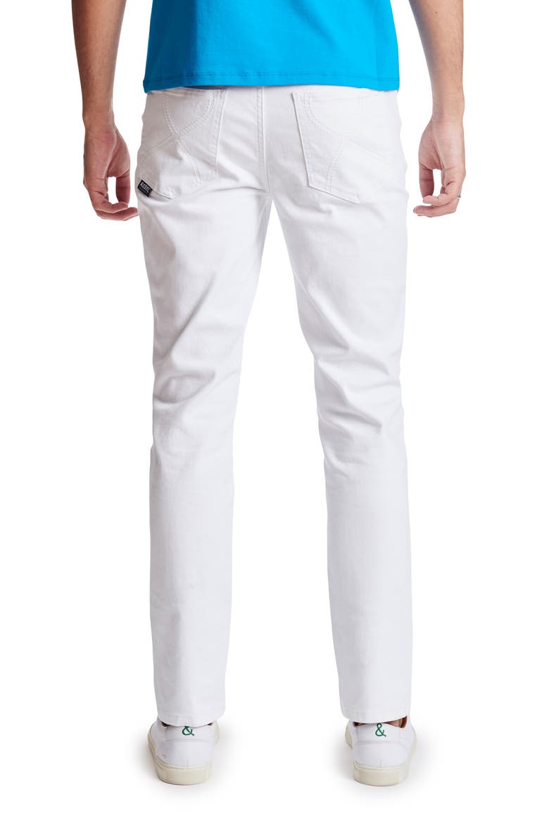 Rebel Skinny Jeans, Alternate, color, WHITE JEANS