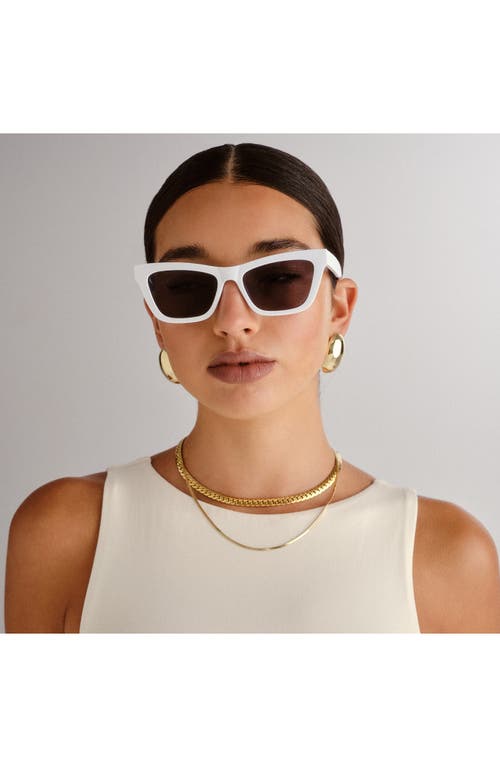 Aire Amplitude 52mm Cat Eye Sunglasses In Gray