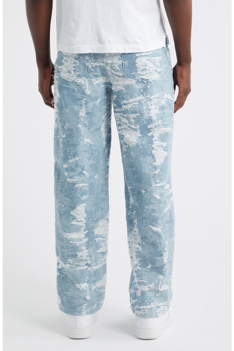 Skel/Sword Straight Leg Jeans, Alternate, color, BLUE