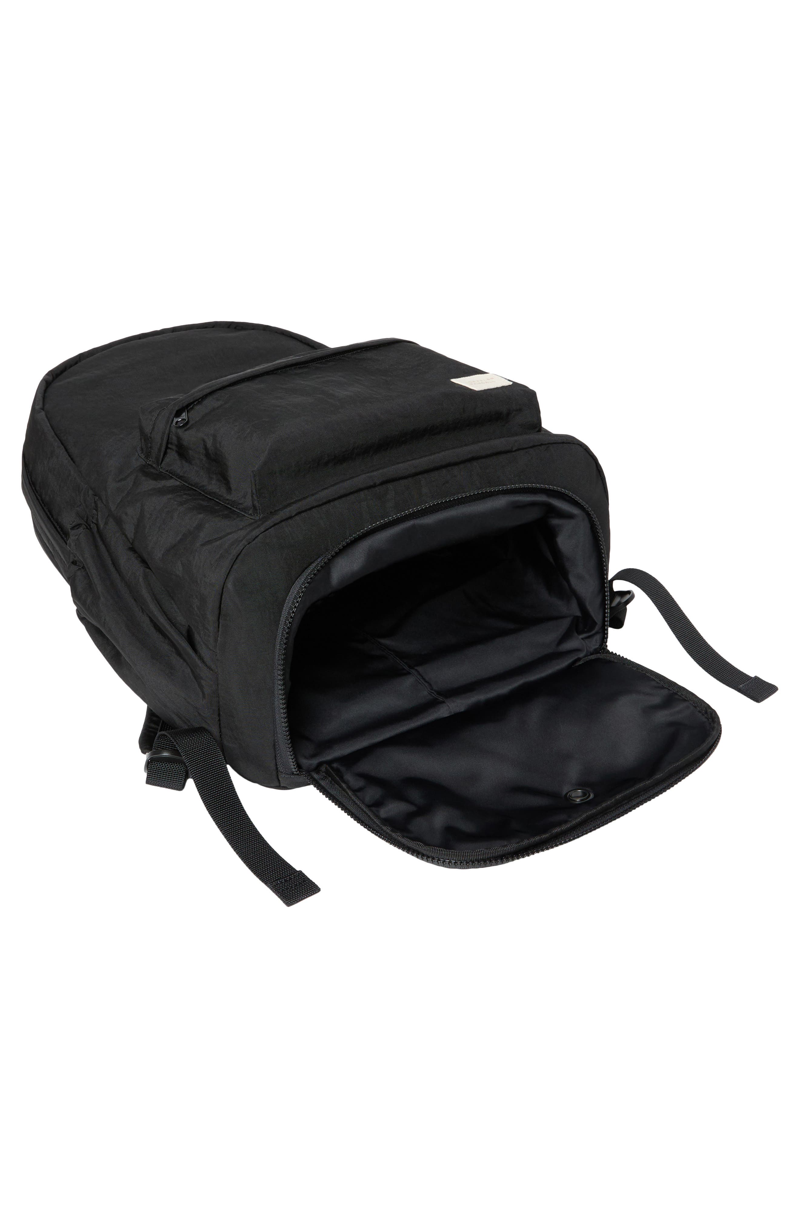 Stevie Nylon Backpack, Alternate, color, BLACK