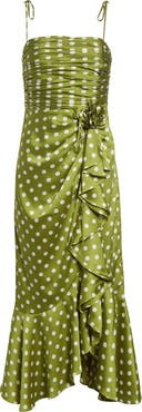 Cinq à Sept Camille Polka Dot Midi Dress