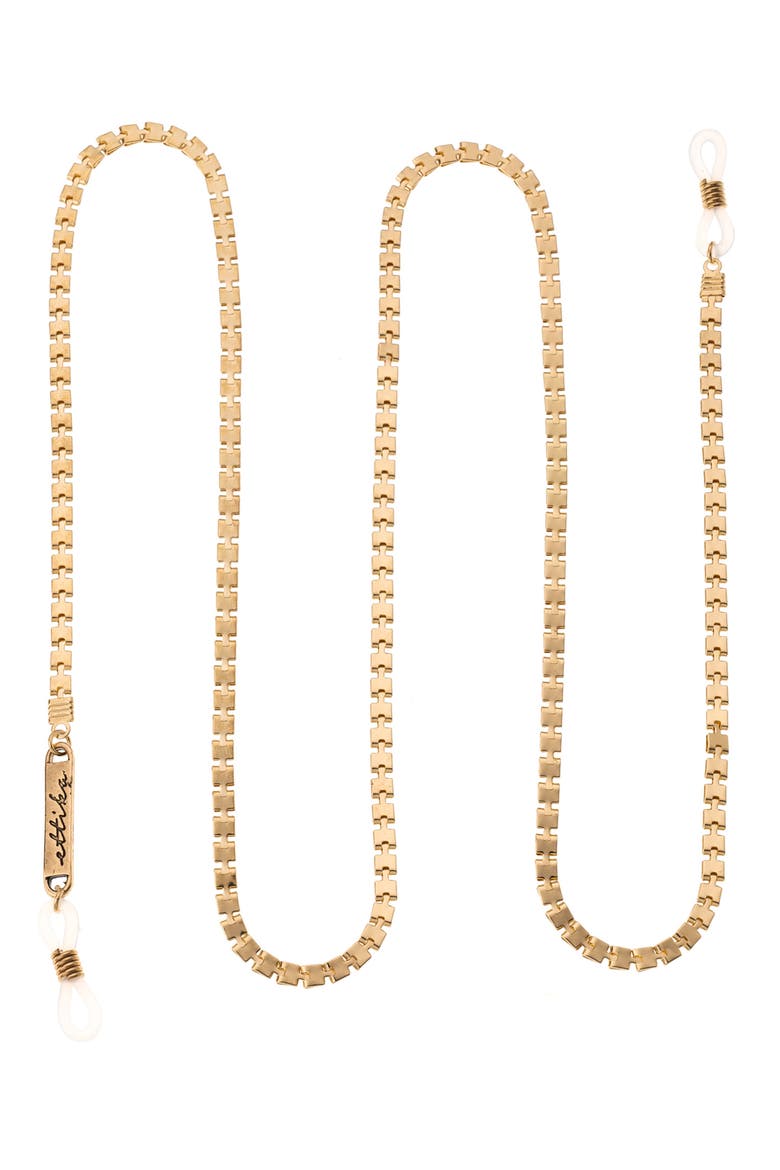 Desert Eyeglass Chain, Main, color, GOLD