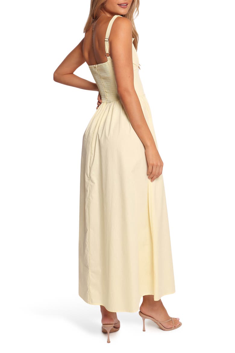 Bellus Lace Trim Sleeveless Maxi Dress, Alternate, color, YELLOW