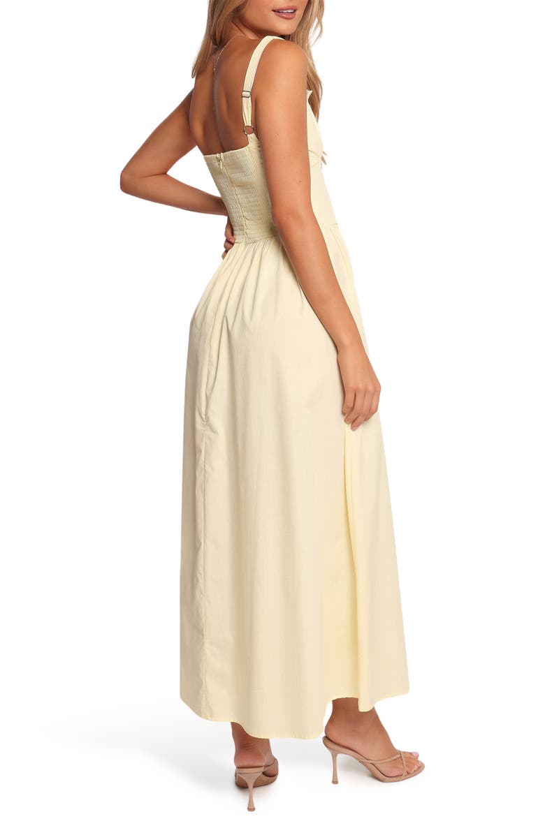 Petal & Pup Bellus Lace Trim Sleeveless Maxi Dress, Alternate, color, Yellow