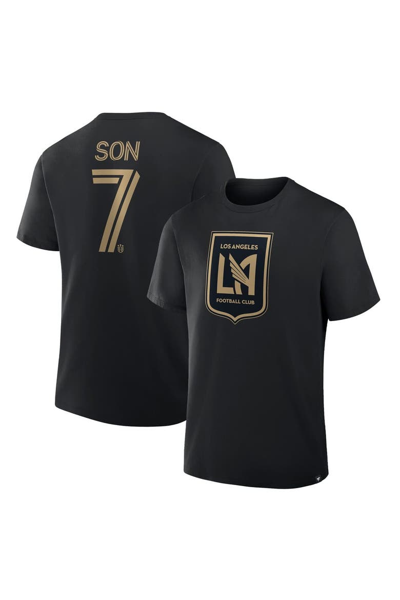Men's Fanatics Son Heung-Min Black LAFC Name & Number T-Shirt, Main, color, Black