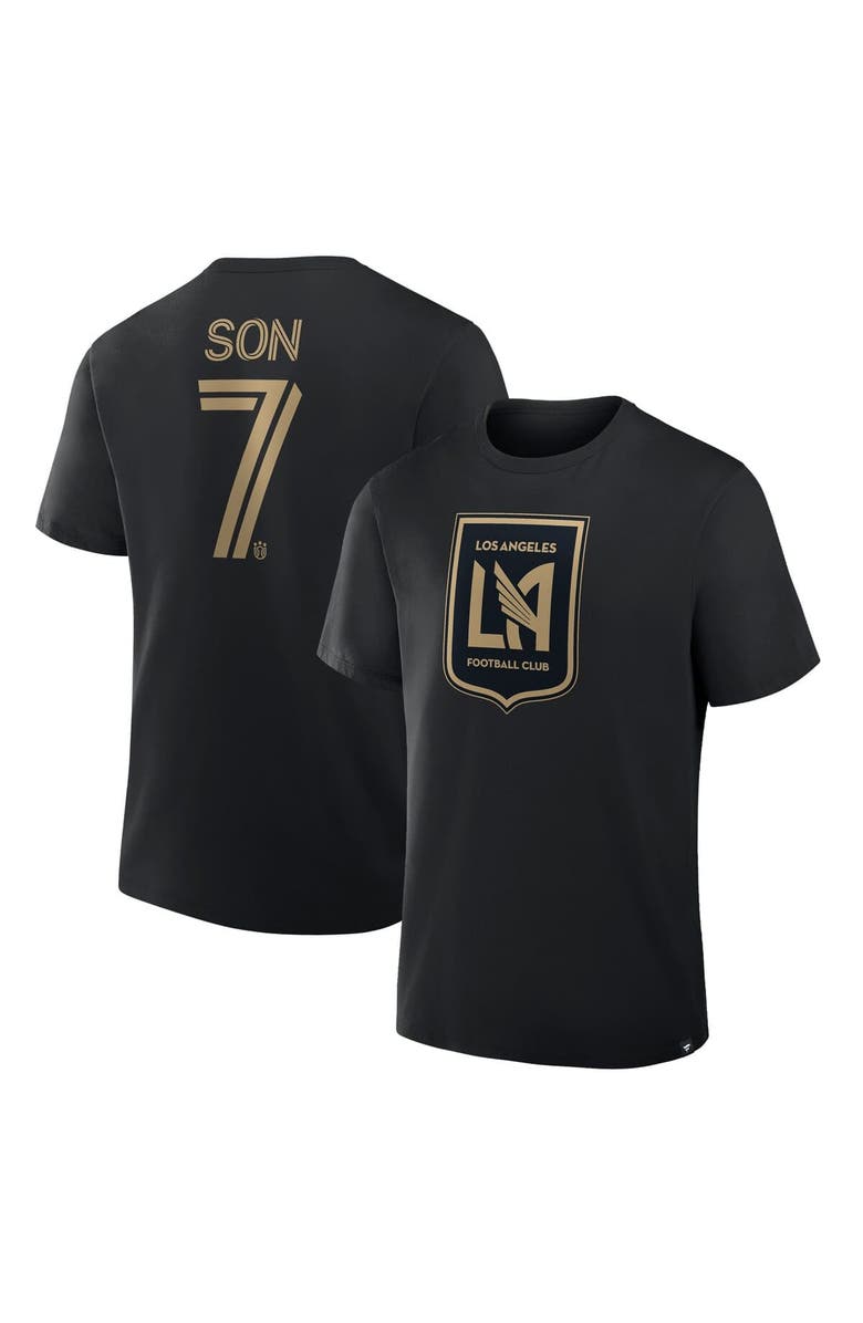FANATICS Men's Fanatics Son Heung-Min Black LAFC Name & Number T-Shirt, Main, color, Black