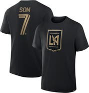 FANATICS Men's Fanatics Son Heung-Min Black LAFC Name & Number T-Shirt