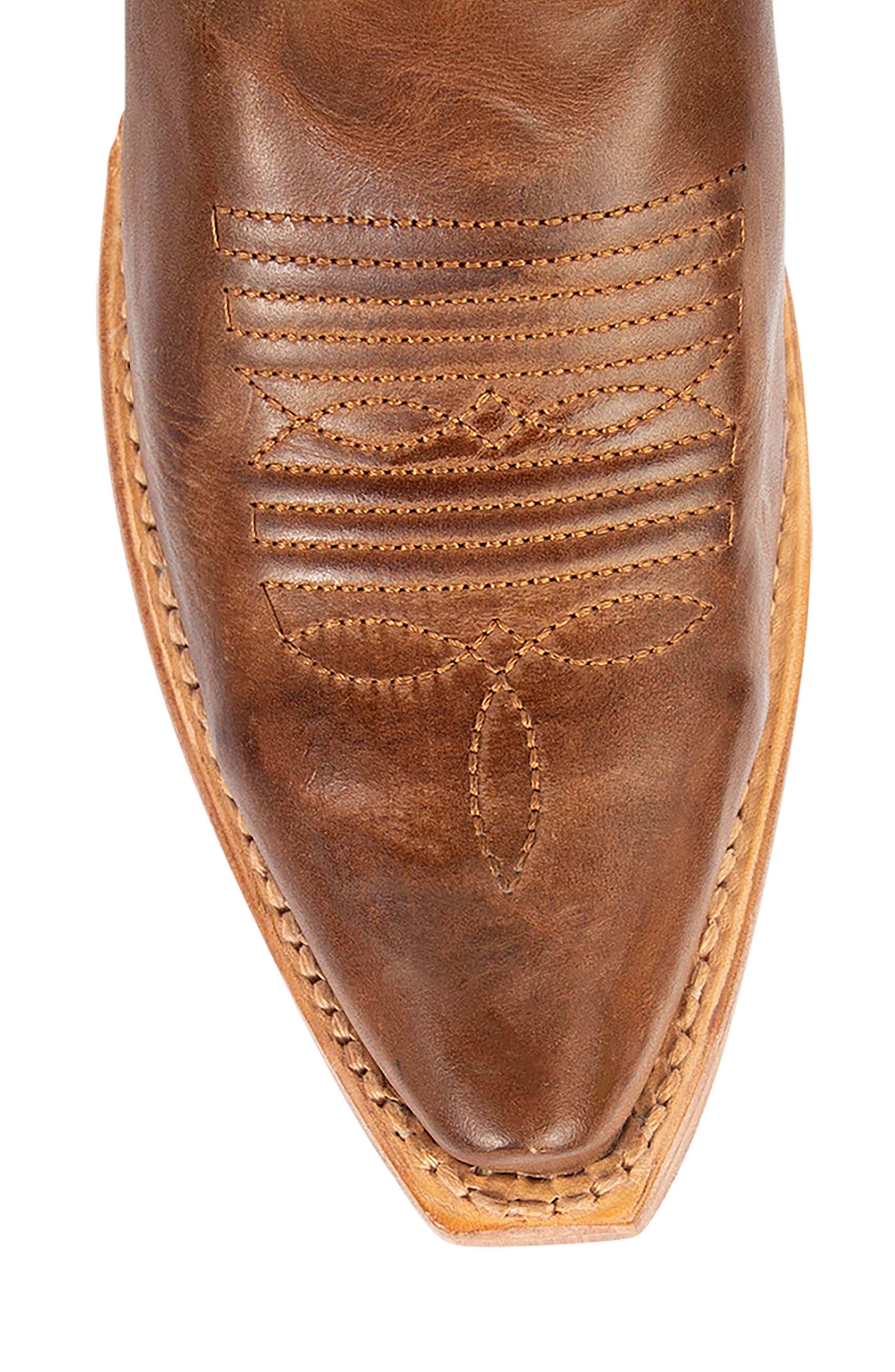 Woodland Leather Western Boot, Alternate, color, TAN