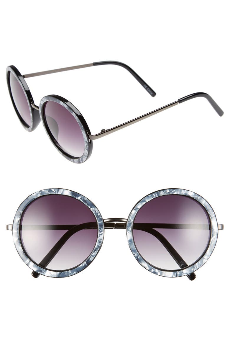 Sole Society 51mm Round Sunglasses, Main, color, 